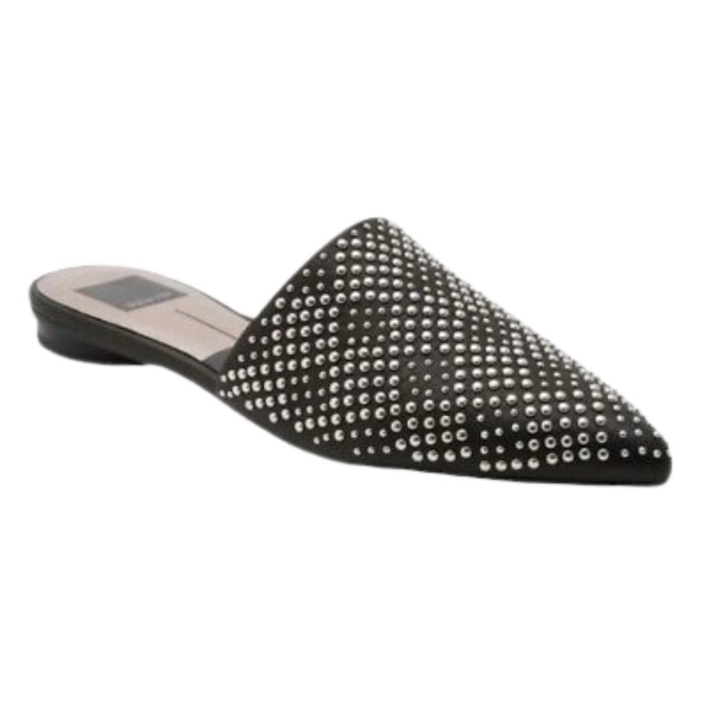 Dolce Vita Black Studded Mules